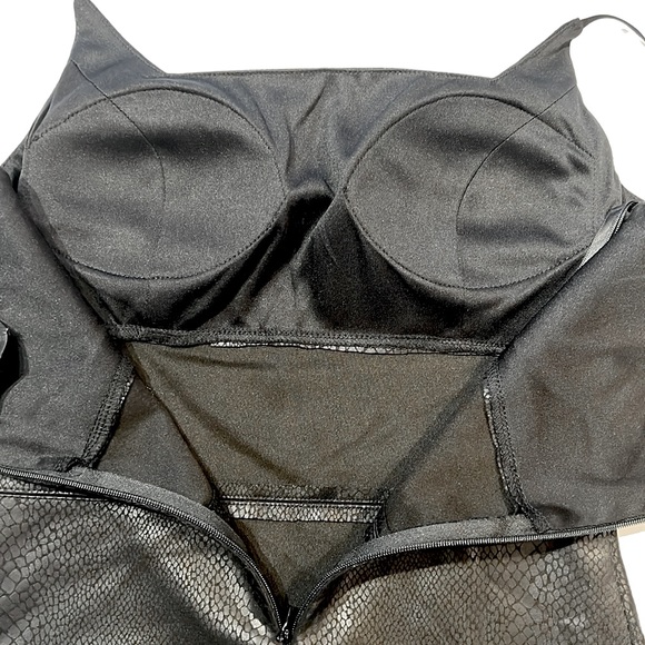 NWOT bebe Vegan Leather Midi Dress - Picture 13 of 16